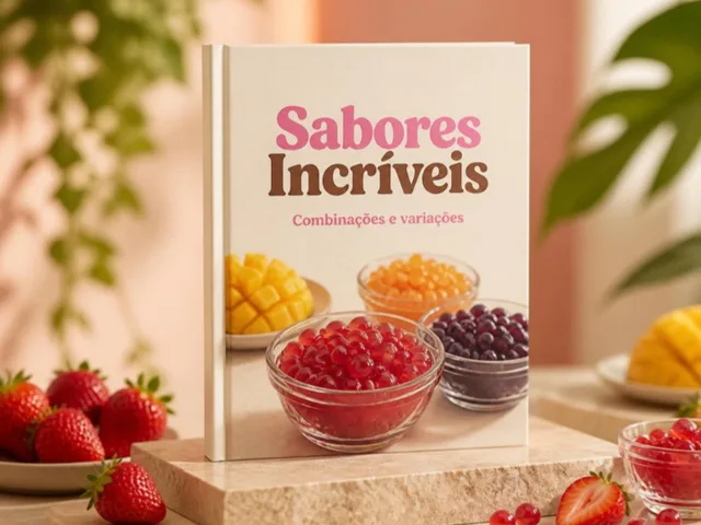 Livro Sabores Incríveis (mockup)