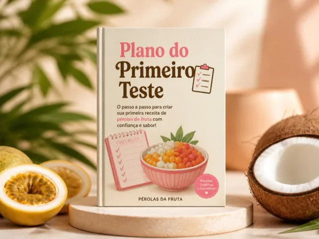 Livro Plano do primeiro teste (mockup)