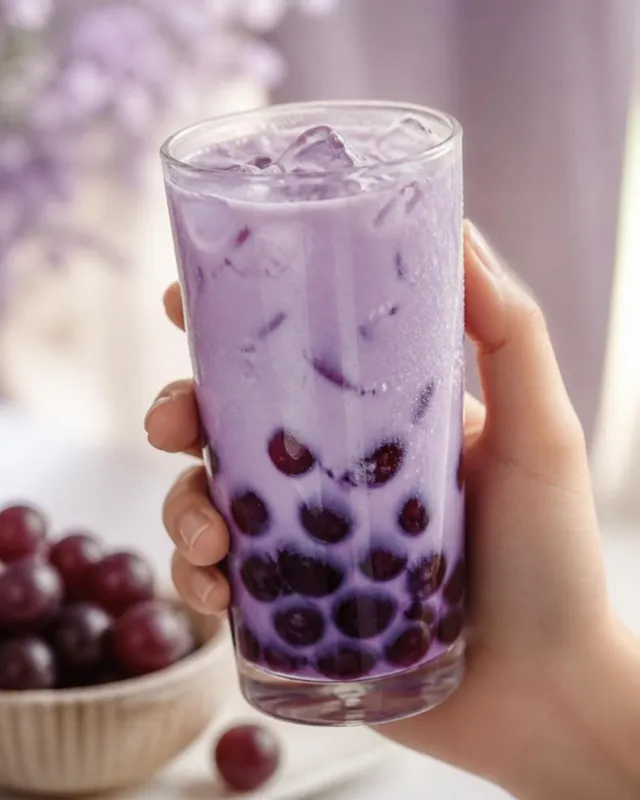 Receita pronta de bubble tea com pérola de fruta, foto 6