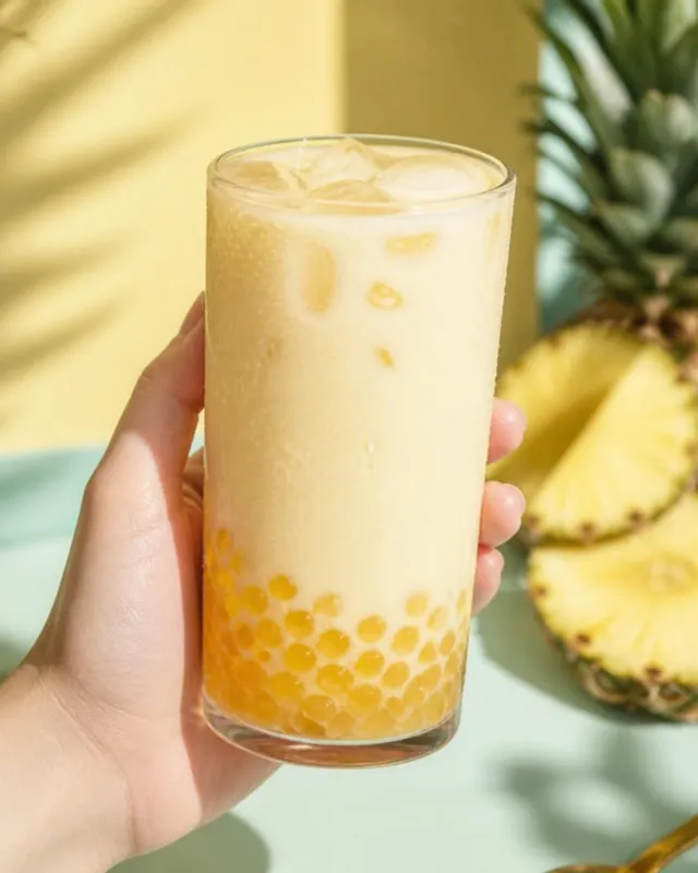 Receita pronta de bubble tea com pérola de fruta, foto 7