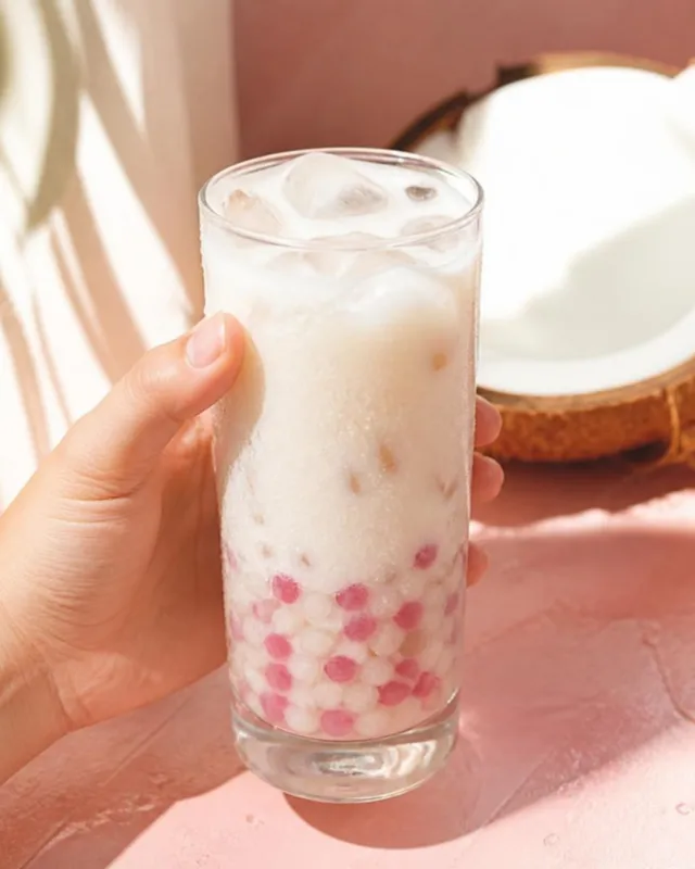 Receita pronta de bubble tea com pérola de fruta, foto 8
